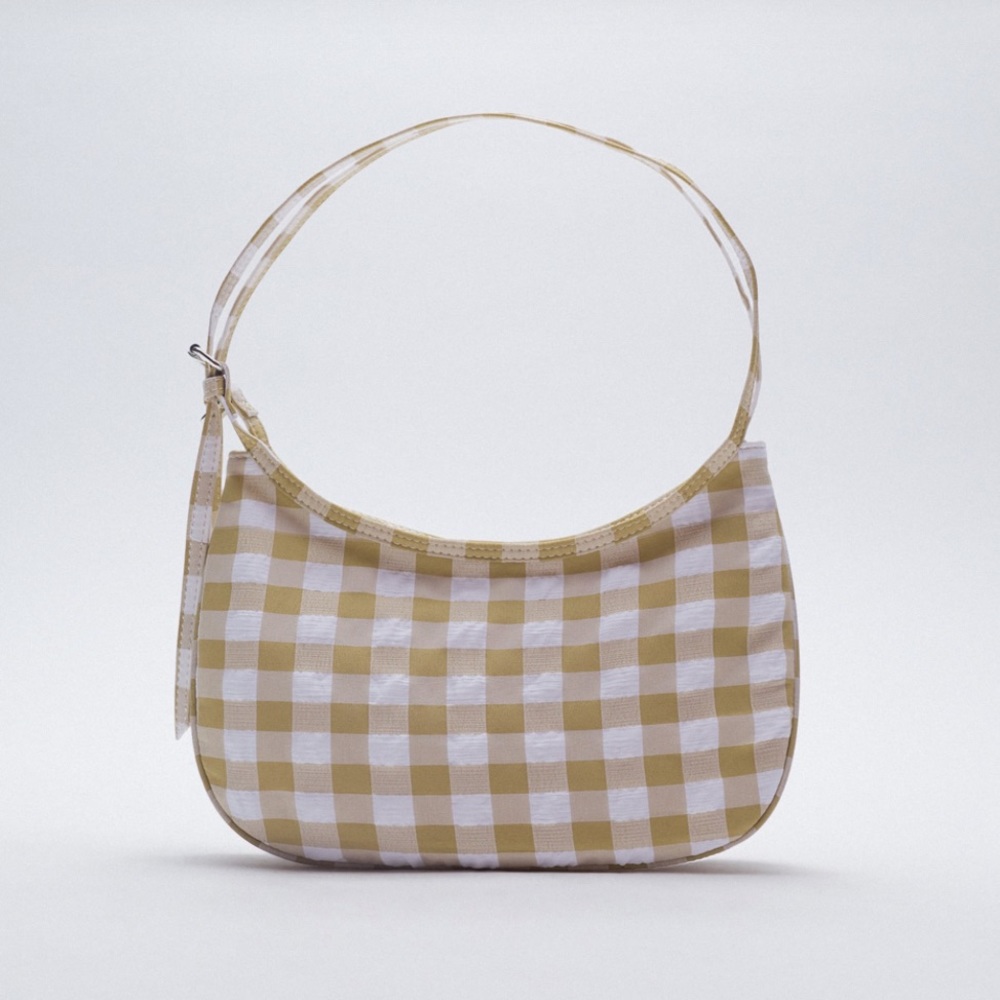 NWT Zara Satin Effect Shoulder Bag